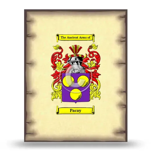 Pacay Coat of Arms Print