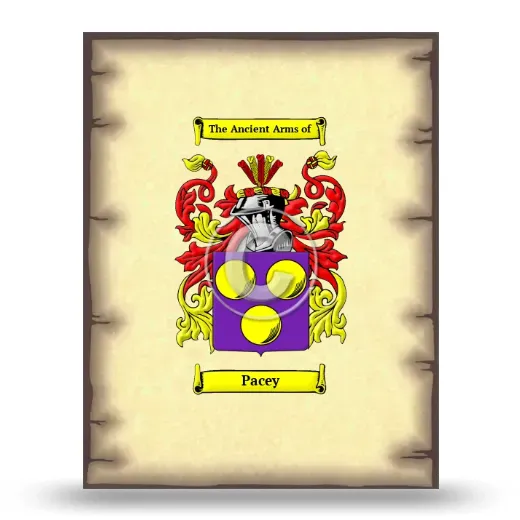 Pacey Coat of Arms Print