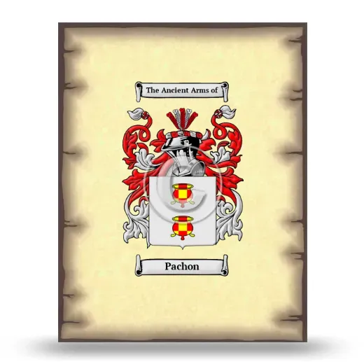 Pachon Coat of Arms Print