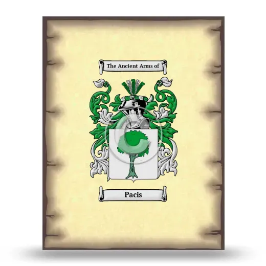Pacis Coat of Arms Print