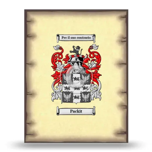 Packit Coat of Arms Print