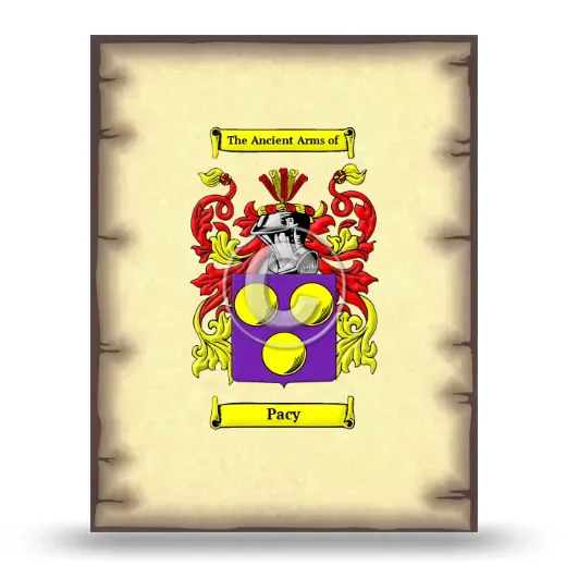 Pacy Coat of Arms Print
