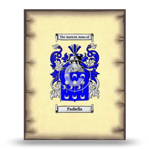 Padiella Coat of Arms Print