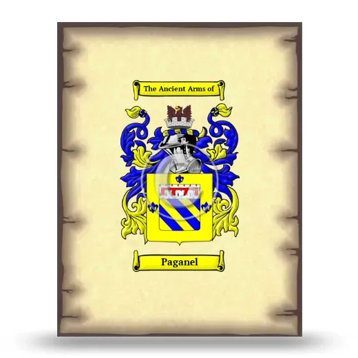 Paganel Coat of Arms Print