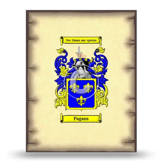 Pagans Coat of Arms Print