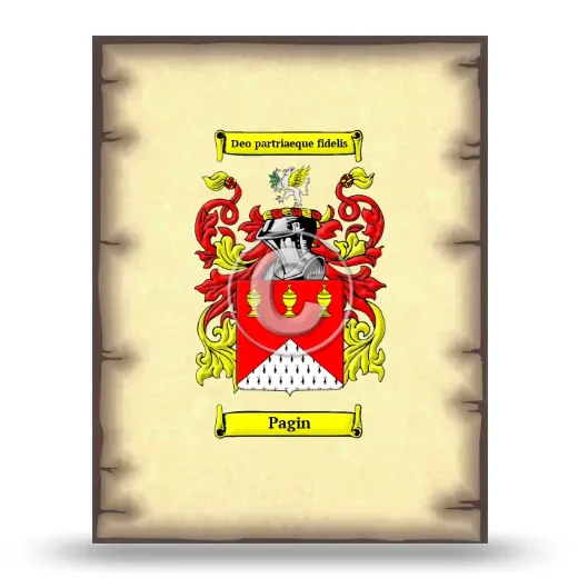 Pagin Coat of Arms Print