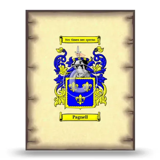 Pagnell Coat of Arms Print