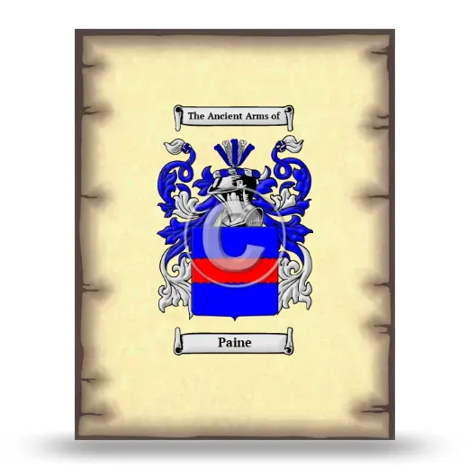 Paine Coat of Arms Print