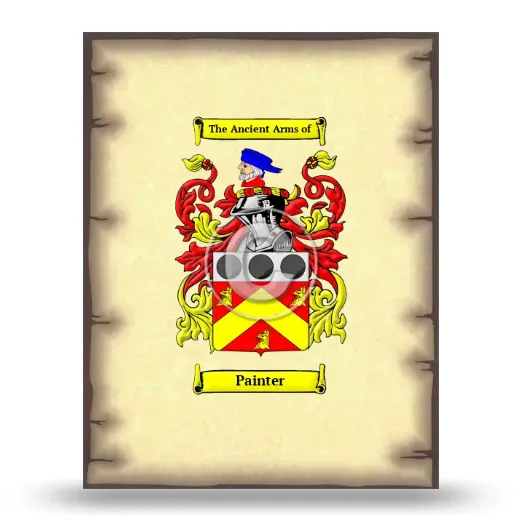 Painter Coat of Arms Print