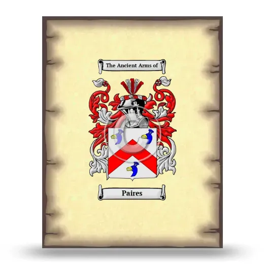 Paires Coat of Arms Print