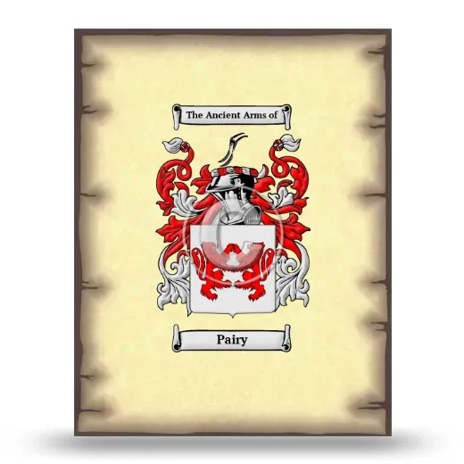 Pairy Coat of Arms Print