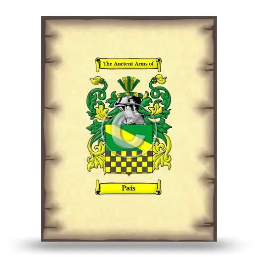 Pais Coat of Arms Print