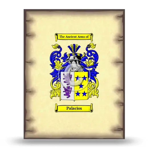 Palacios Coat of Arms Print