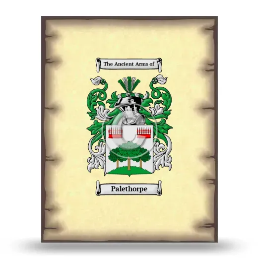 Palethorpe Coat of Arms Print