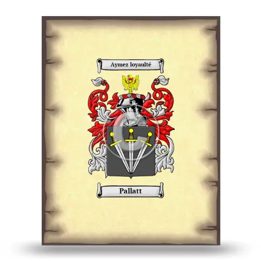 Pallatt Coat of Arms Print