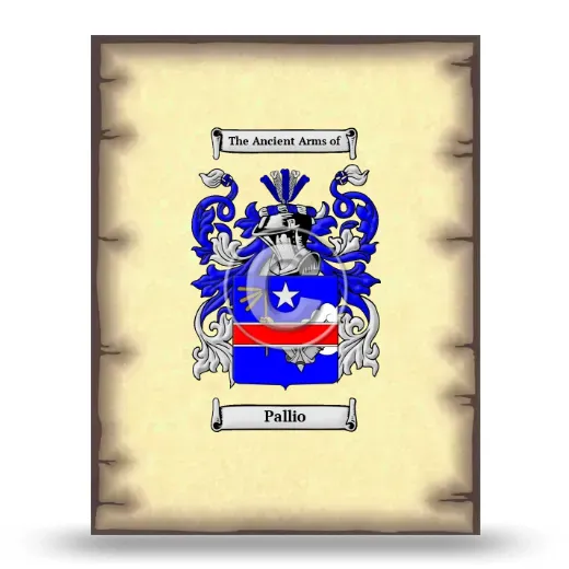 Pallio Coat of Arms Print