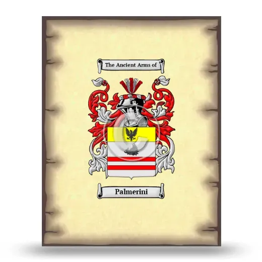Palmerini Coat of Arms Print