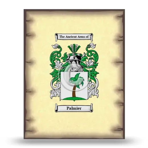 Palmier Coat of Arms Print