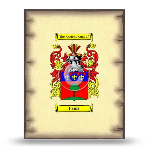 Panis Coat of Arms Print