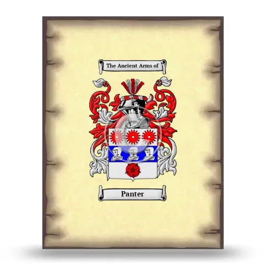 Panter Coat of Arms Print