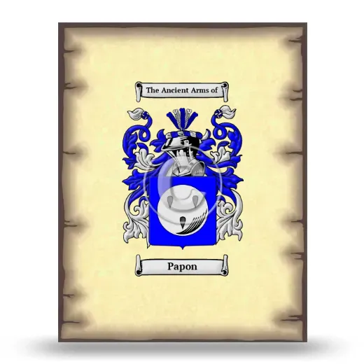 Papon Coat of Arms Print