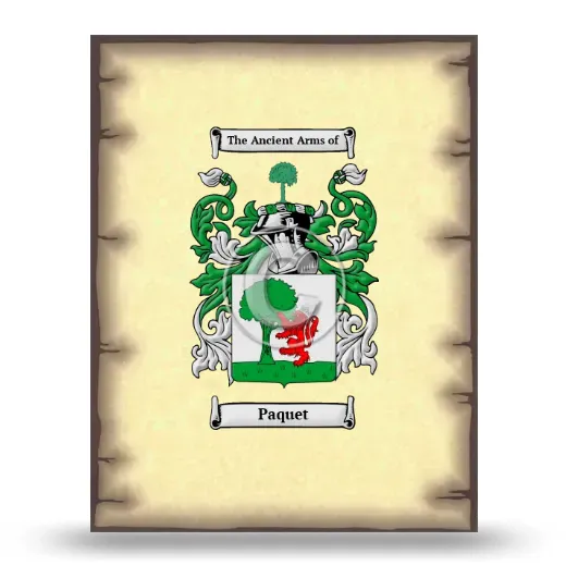 Paquet Coat of Arms Print