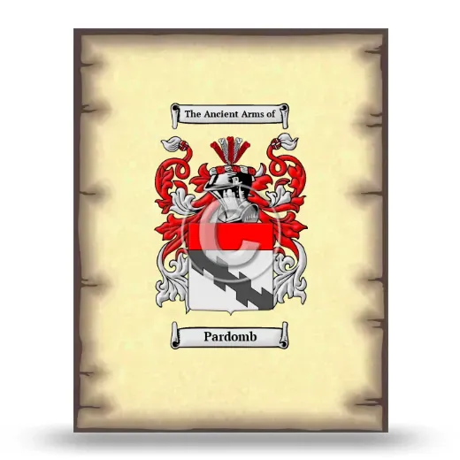 Pardomb Coat of Arms Print