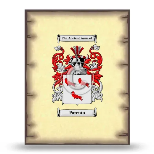 Parento Coat of Arms Print