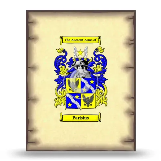 Parisius Coat of Arms Print