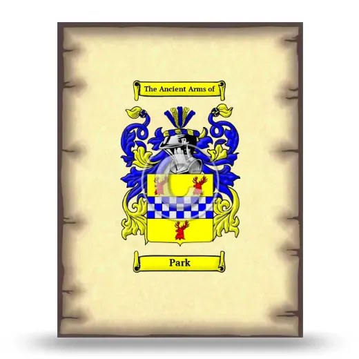 Park Coat of Arms Print