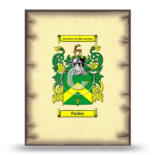 Parker Coat of Arms Print