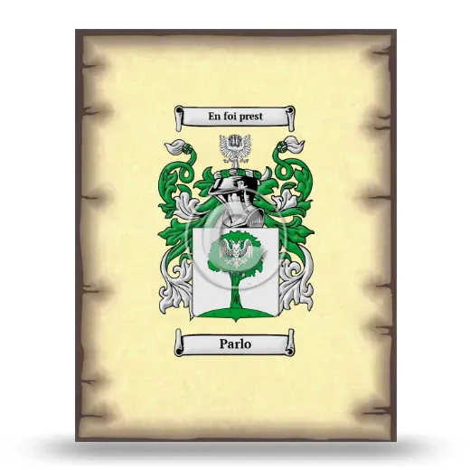 Parlo Coat of Arms Print
