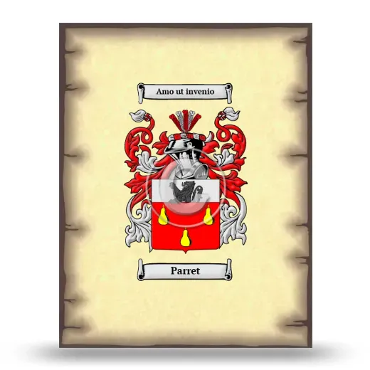 Parret Coat of Arms Print