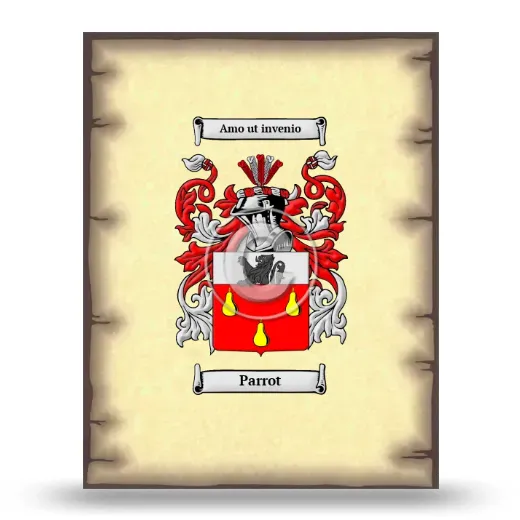 Parrot Coat of Arms Print