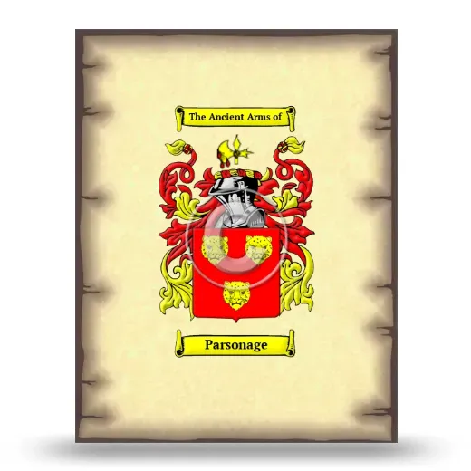 Parsonage Coat of Arms Print