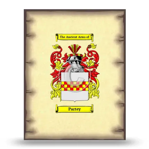 Partey Coat of Arms Print