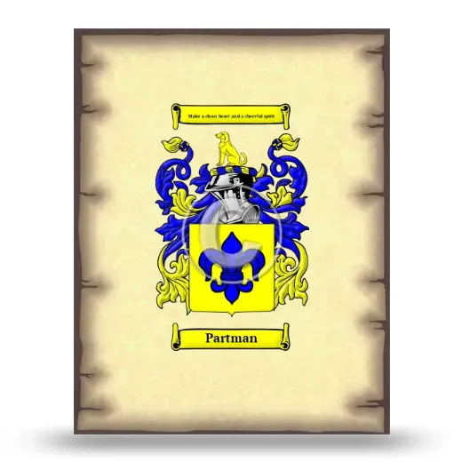 Partman Coat of Arms Print