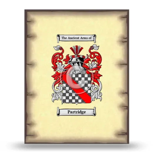 Partridge Coat of Arms Print