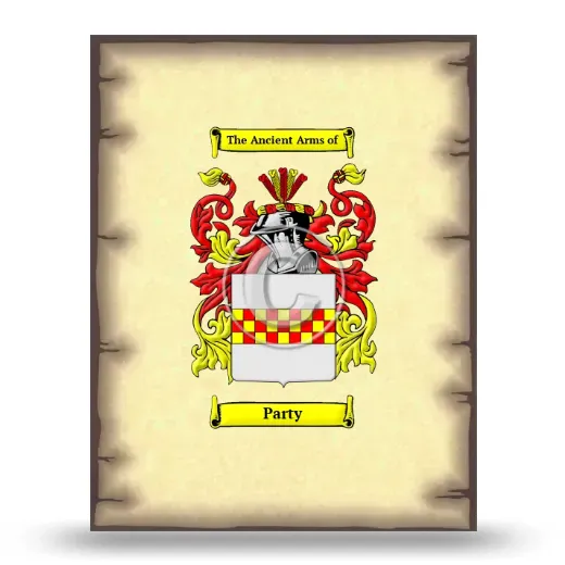 Party Coat of Arms Print