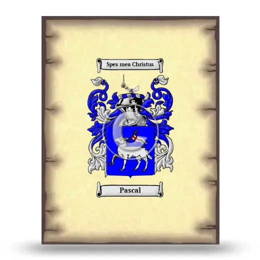 Pascal Coat of Arms Print