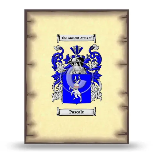 Pascale Coat of Arms Print