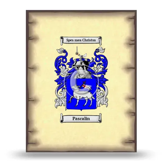 Pascalin Coat of Arms Print