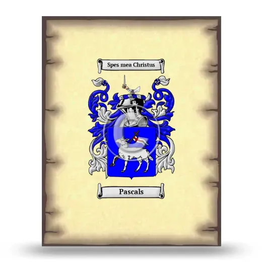 Pascals Coat of Arms Print