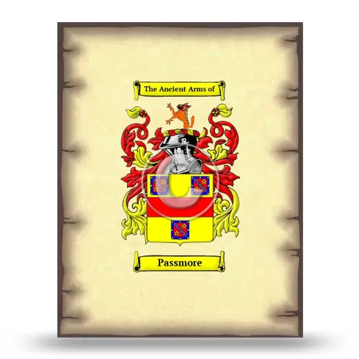 Passmore Coat of Arms Print