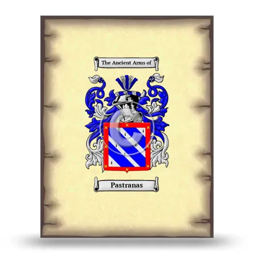 Pastranas Coat of Arms Print