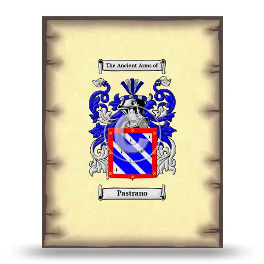 Pastrano Coat of Arms Print