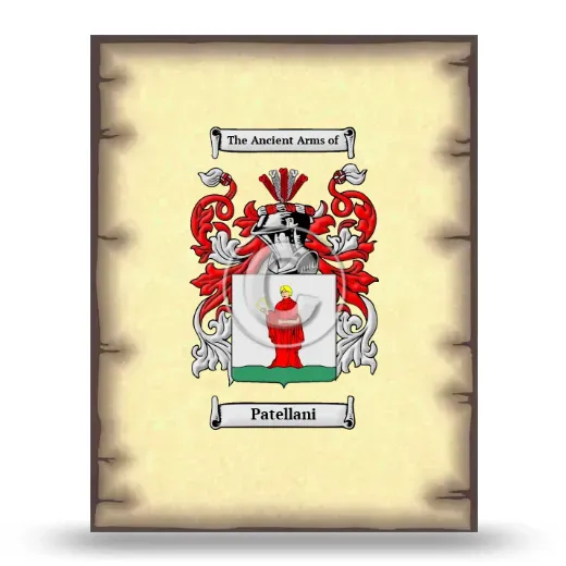 Patellani Coat of Arms Print