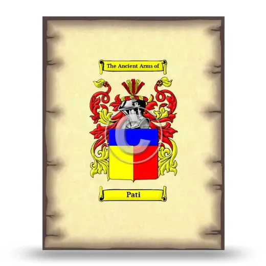 Pati Coat of Arms Print