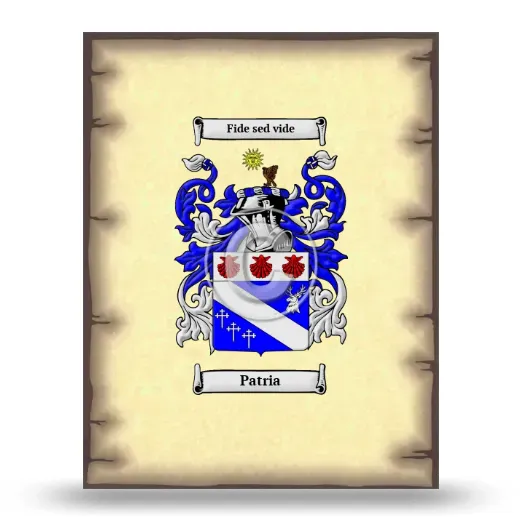 Patria Coat of Arms Print