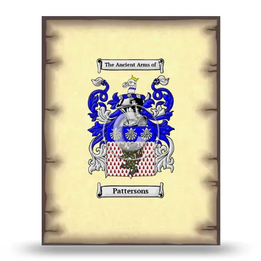 Pattersons Coat of Arms Print